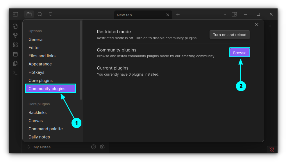 Click on Browse button to browse through the huge collection of community plugins