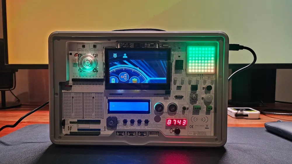 CrowPi 3: An All-in-one AI Learning Kit With Cyberdeck Feel