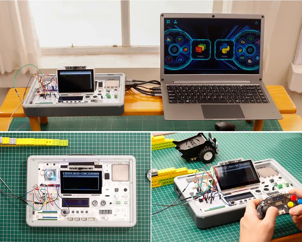 CrowPi 3: An All-in-one AI Learning Kit With Cyberdeck Feel
