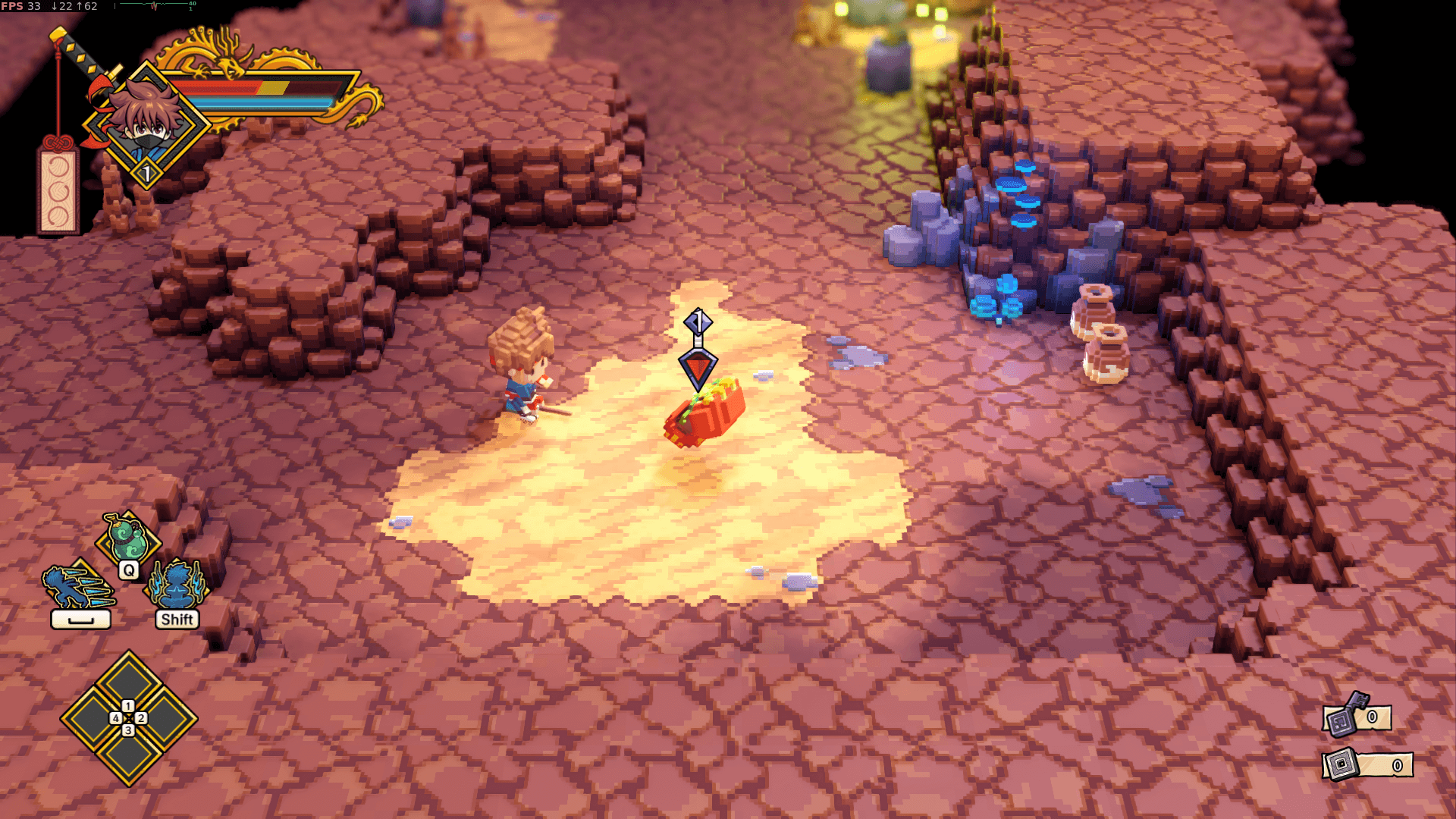 katana dragon gameplay on openmandriva lx 'rock'