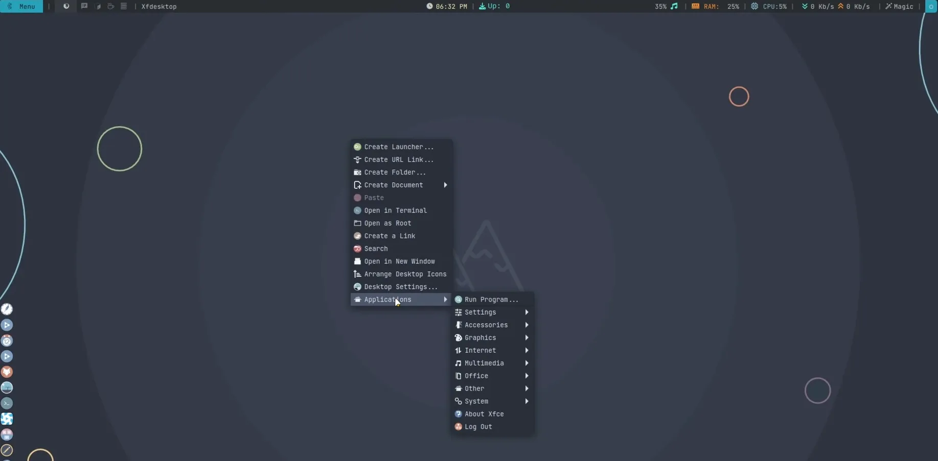 Xfce minimalist customization