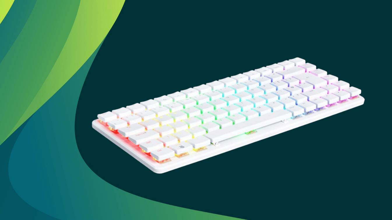 a mixed green illustration that has the raspberry pi 500 plus as its center piece