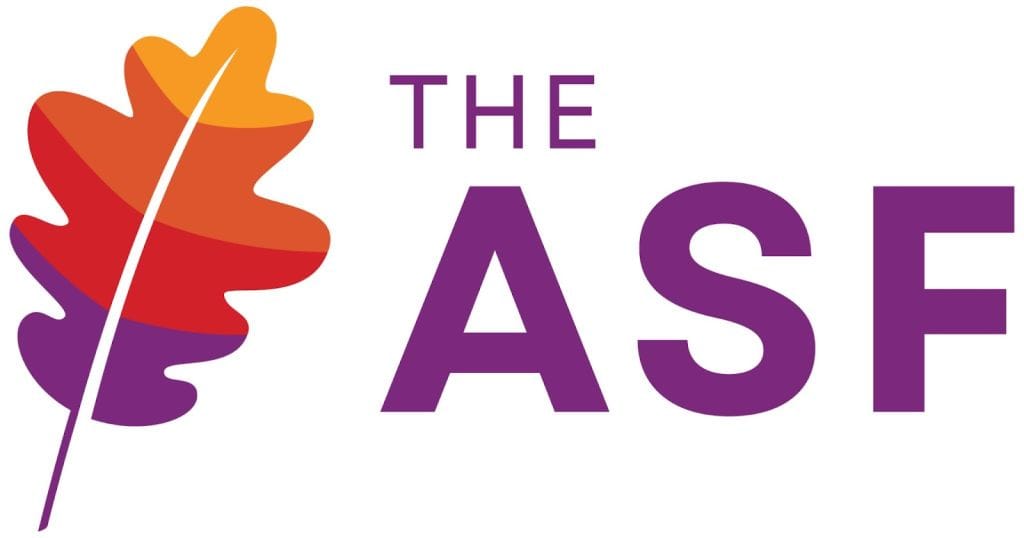 a white background photo that shows the new multicolor oak leaf logo for the apache software foundation (asf)