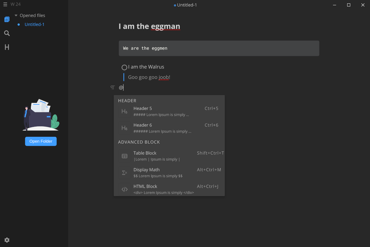 MarkText editor