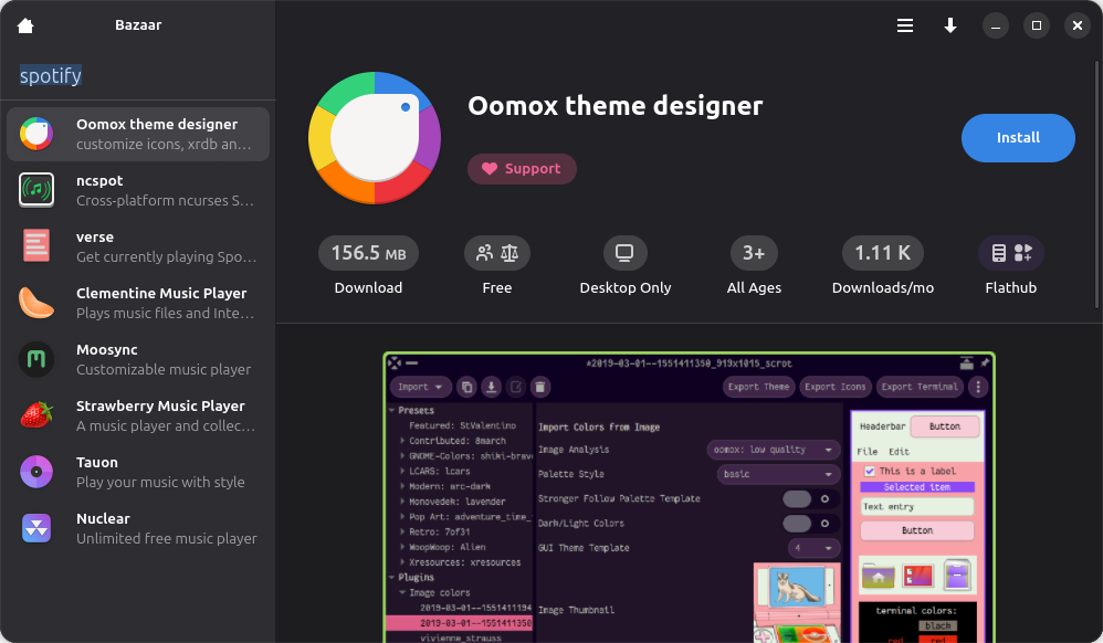 No Spotify in Bazaar search result if we turn off non-free software.