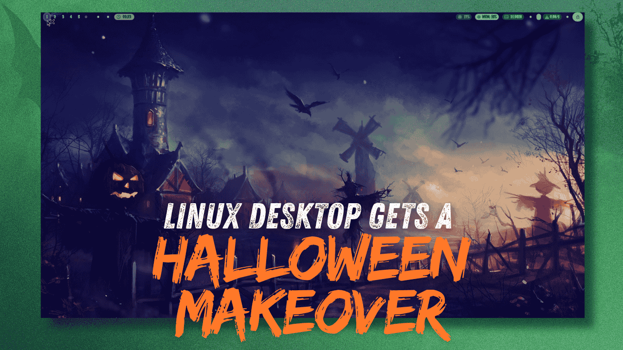 Here's How You Can Customize Linux Desktop for Halloween [Dot Files Included]