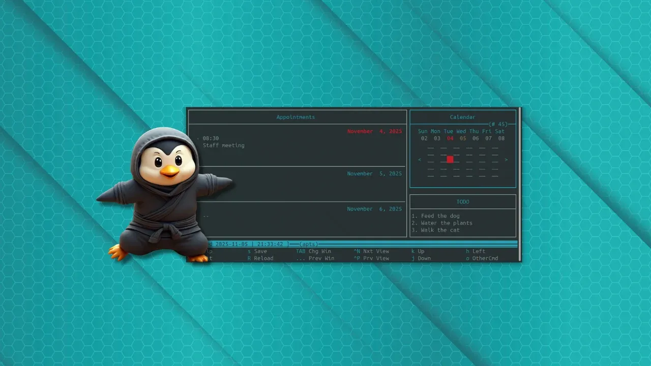 Command Your Calendar: Inside the Minimalist Linux Productivity Tool Calcurse
