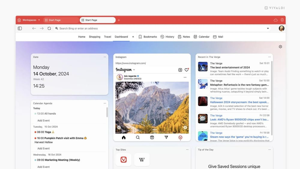 Vivaldi browser
