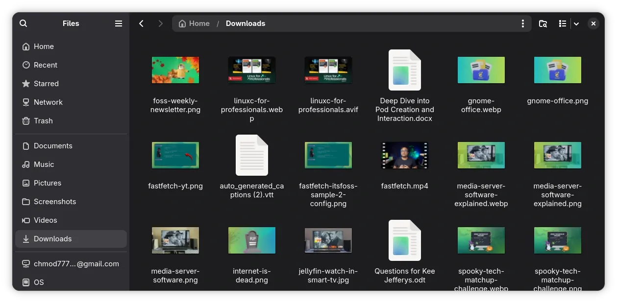 Image thumbnails now properly displayed