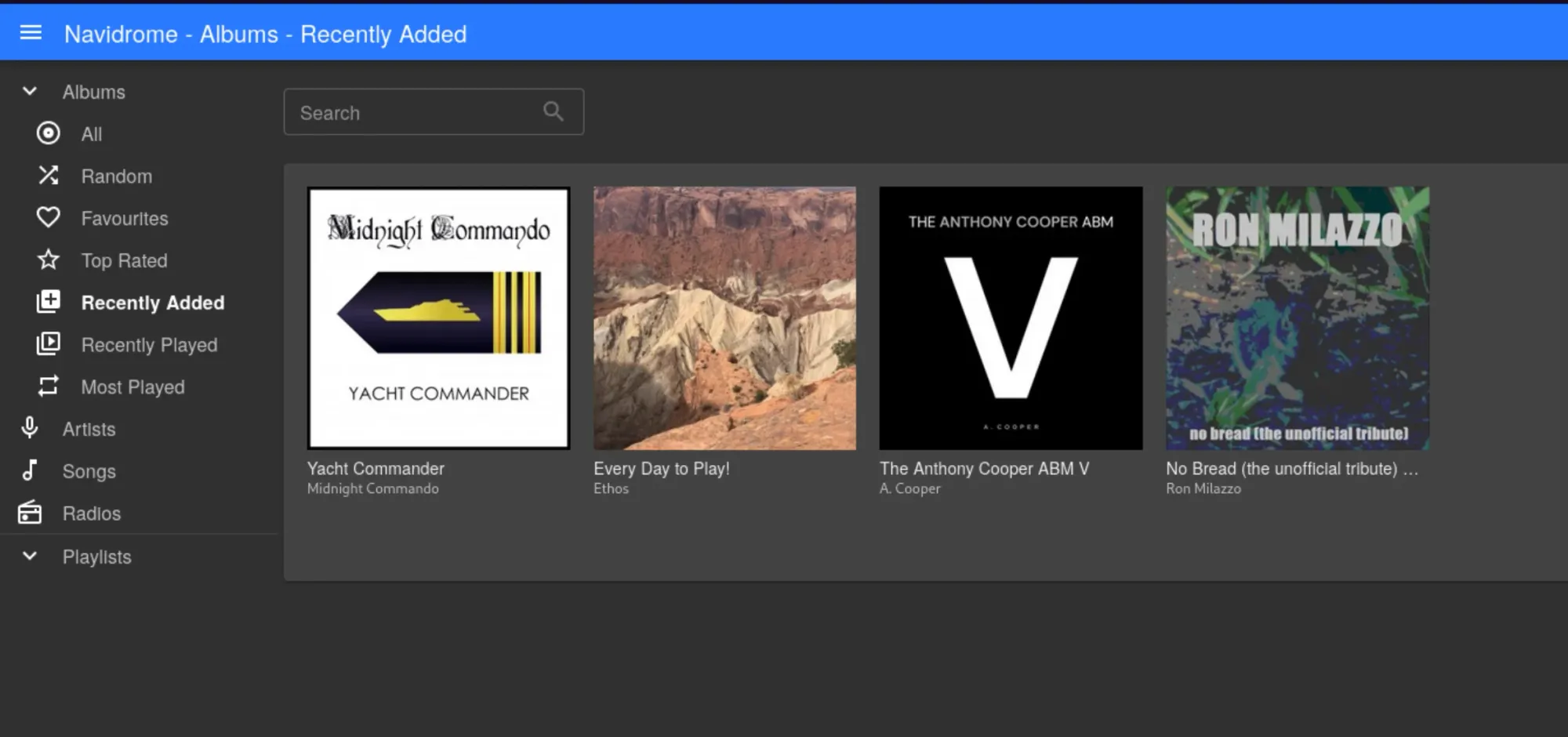 Navidrome to stream local music
