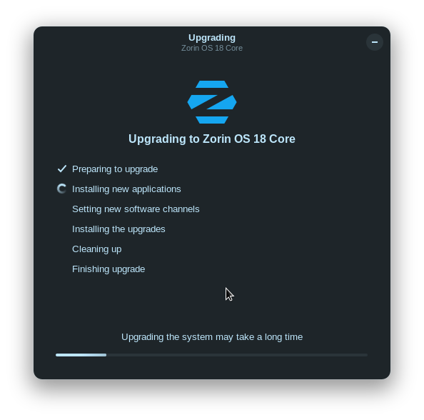 Upgrading from Zorin OS 17 to 18 (In Early Access)