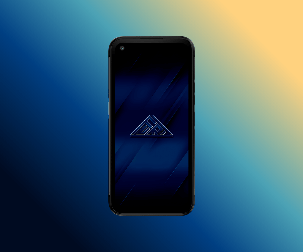 a mixed blue, green, and yellow image that shows a furilabs flx1s in the center, that is basically the same device as the void phone vx1