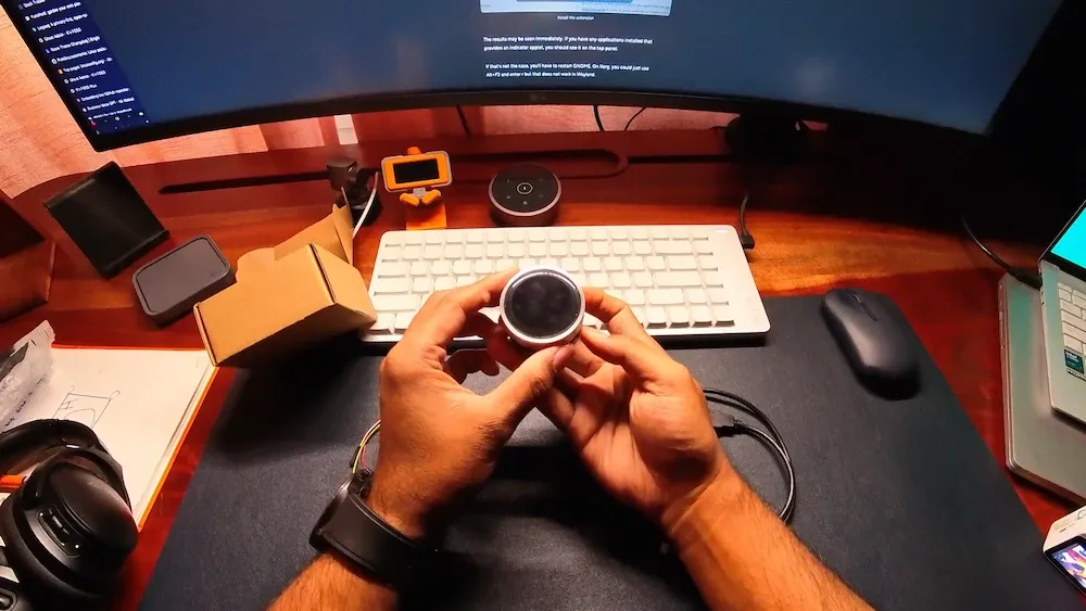 CrowPanel 1.28inch HMI ESP32 Rotary Display from Elecrow