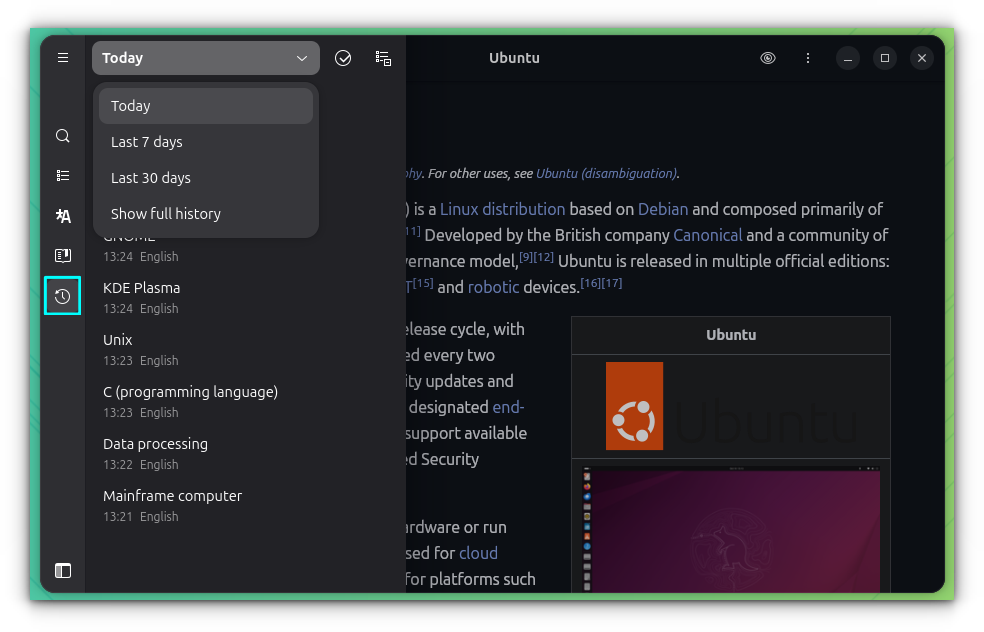 Neatly arranged history in Wike