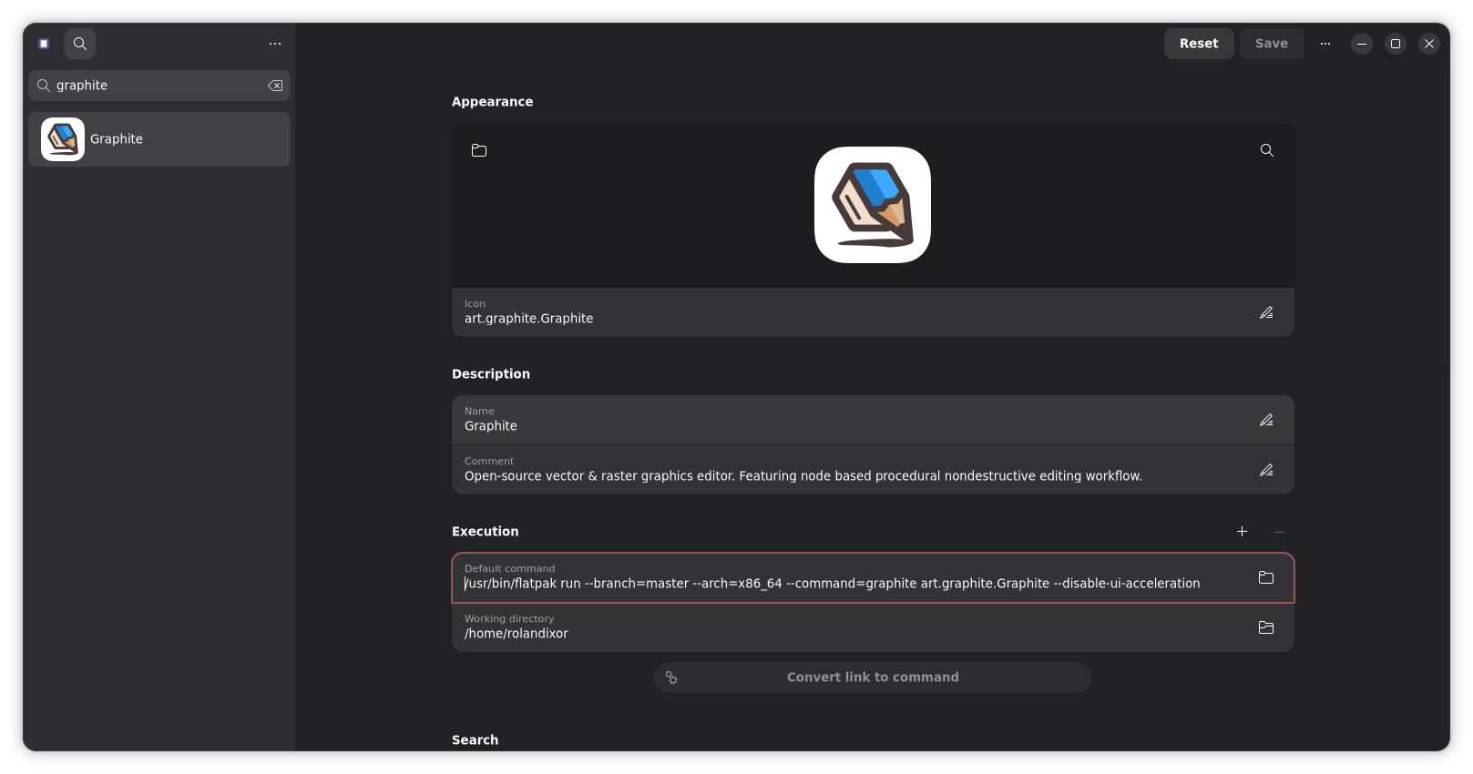disable UI acceleration to run Graphite smoothly