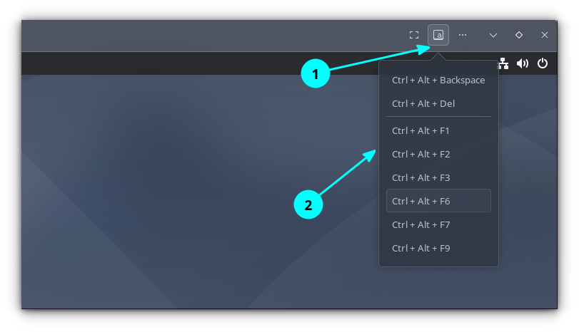 gnome boxes quick tip