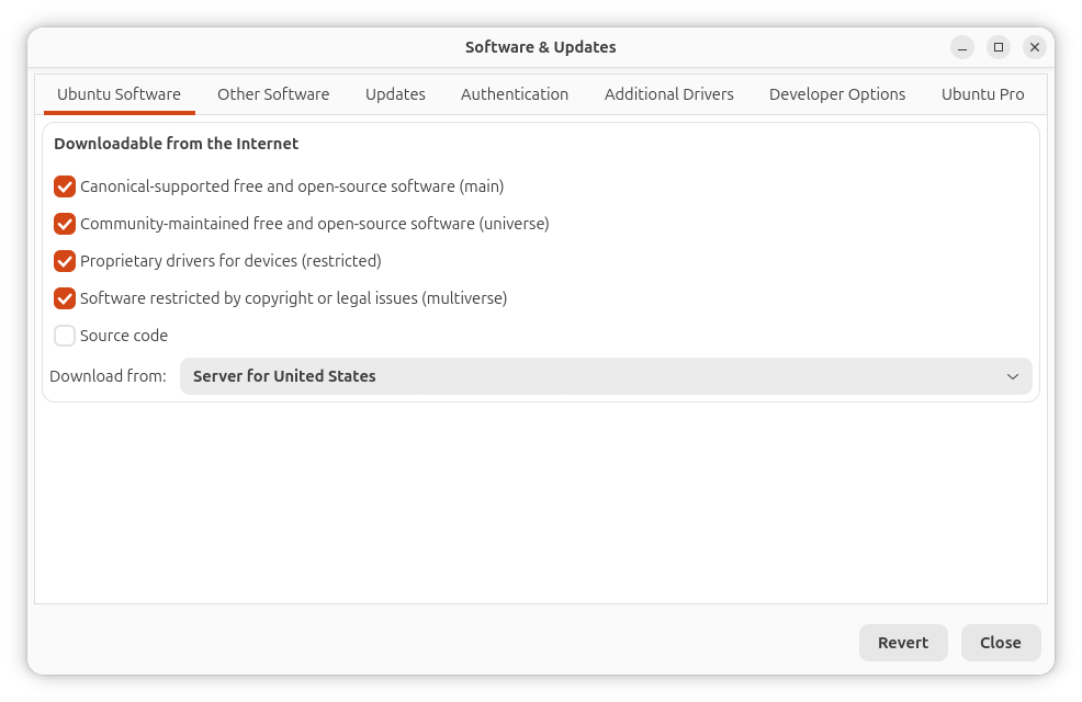 software and updates app