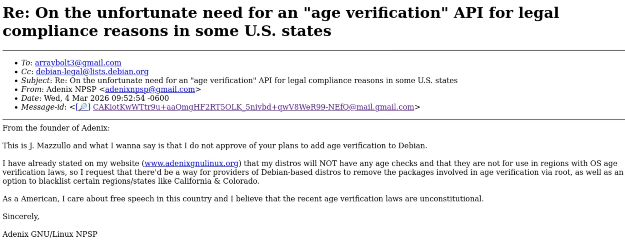 Age verification law resistance