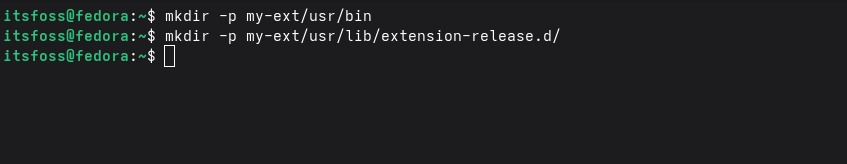 Creating the base hierarchy.