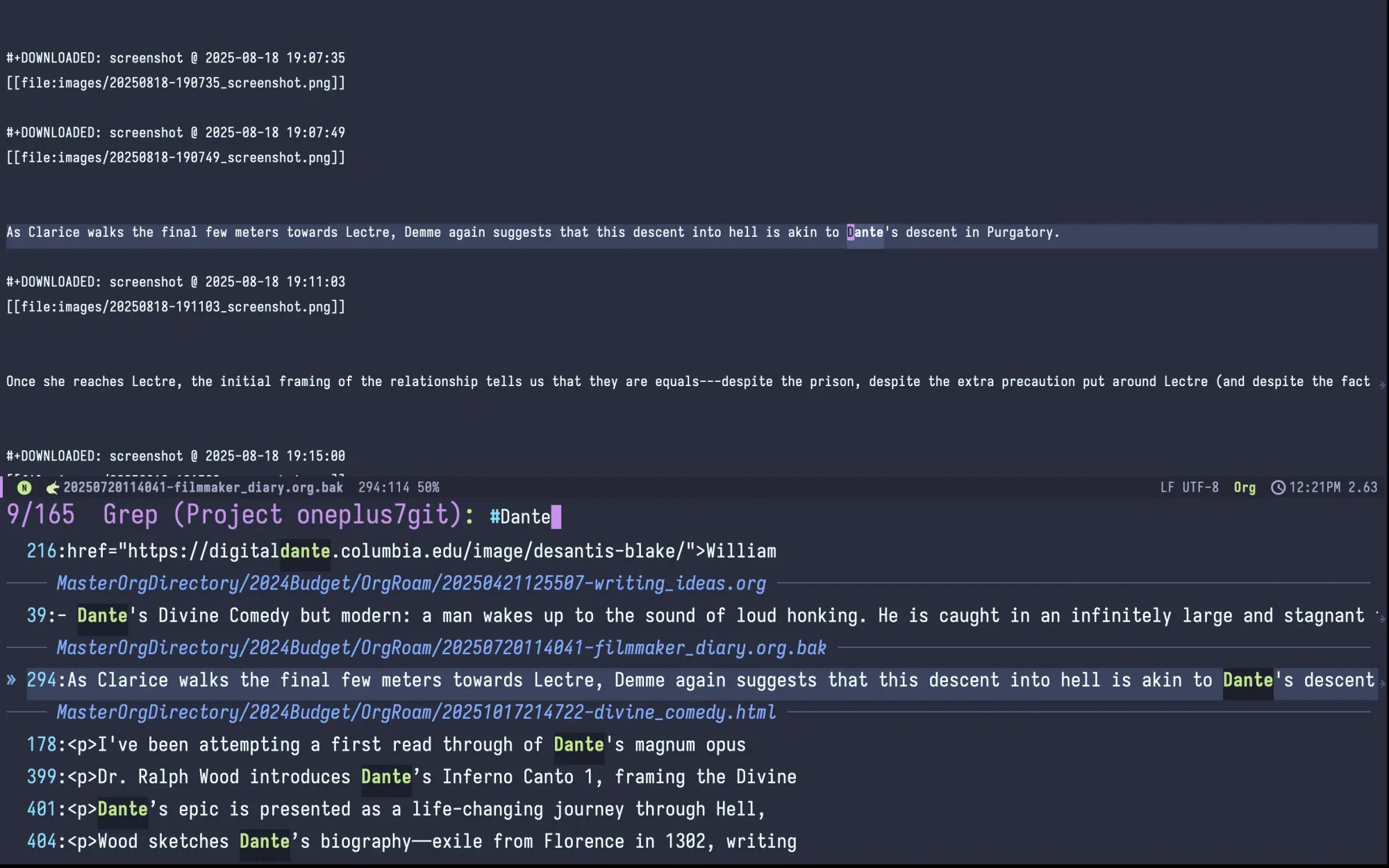 Showing my writing studip built on git