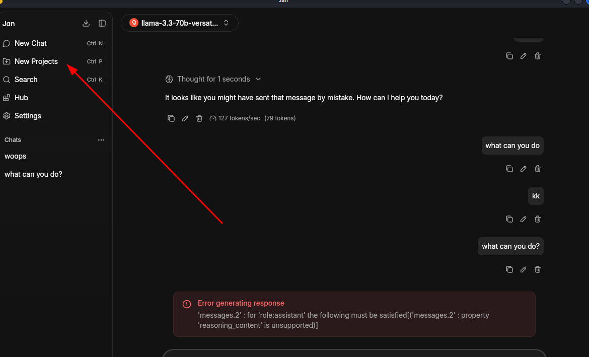 Jan keeps your chat organized