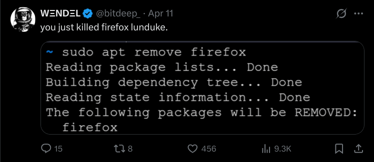 Firefox uninstall over Kit