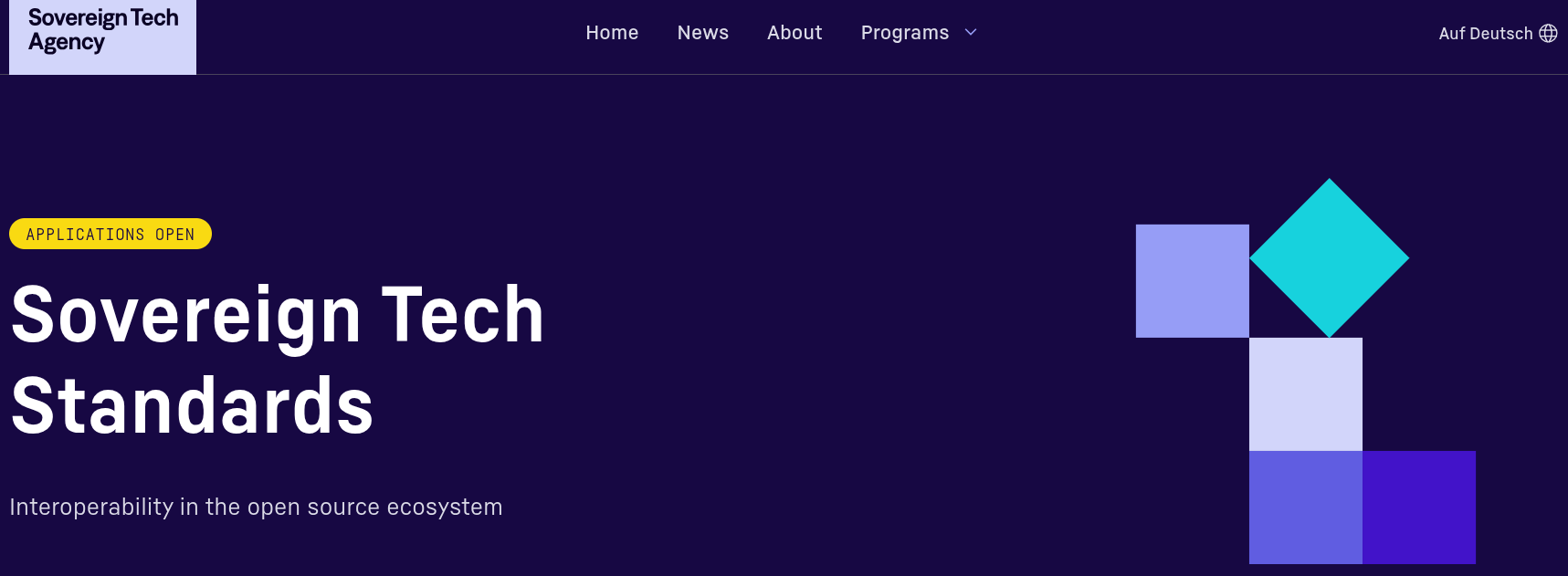 a wide picture that shows a cropped screenshot of the sovereign tech standards webpage with some user interface elements visible