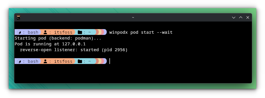 Start the Windows Podman container when the system is restarted.