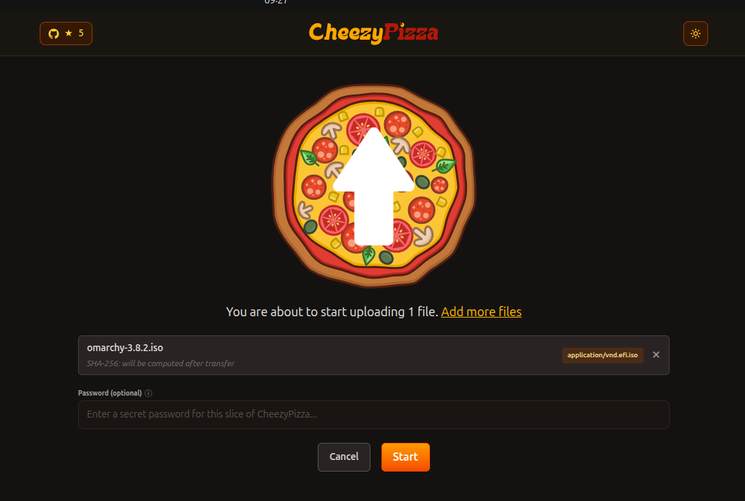 CheezyPizza file transfer