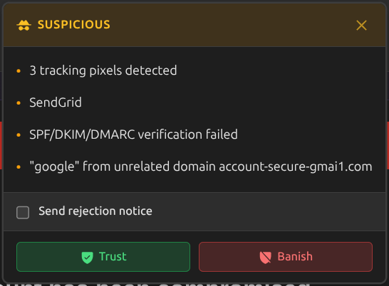 Tracking pixels blocking