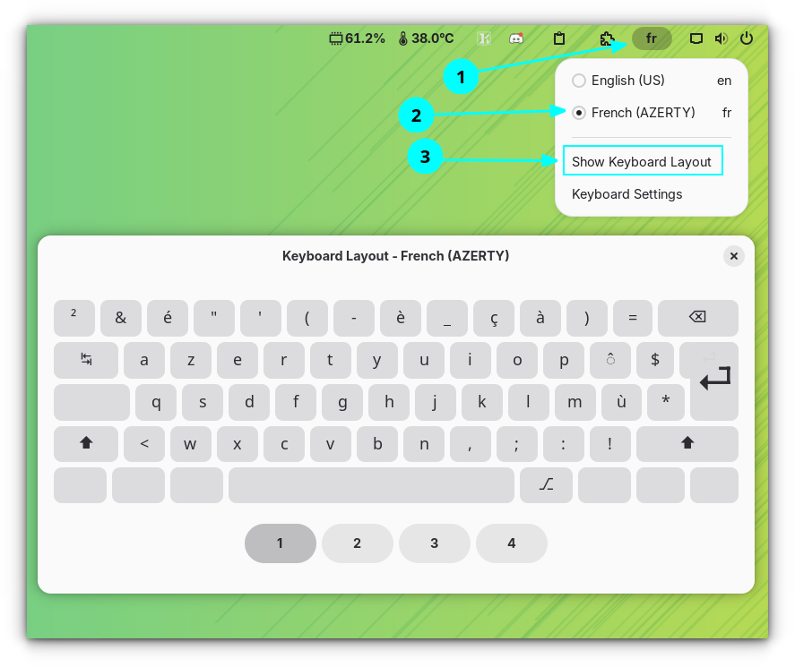 gnome keyboard layouts tip