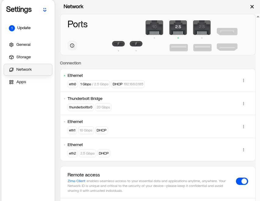 Zima Client allows accessing the ZimaCube from anywhere
