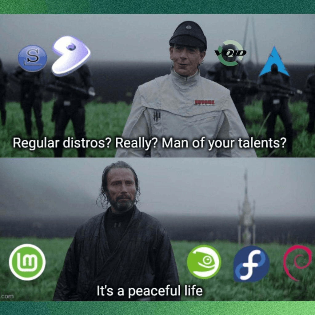 simple life linux meme