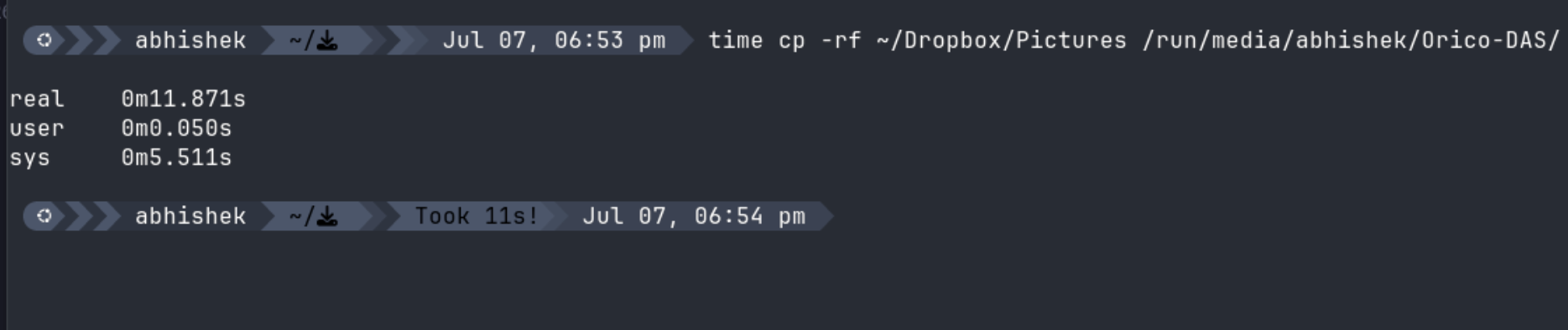 Orico DAS 8848U copy test