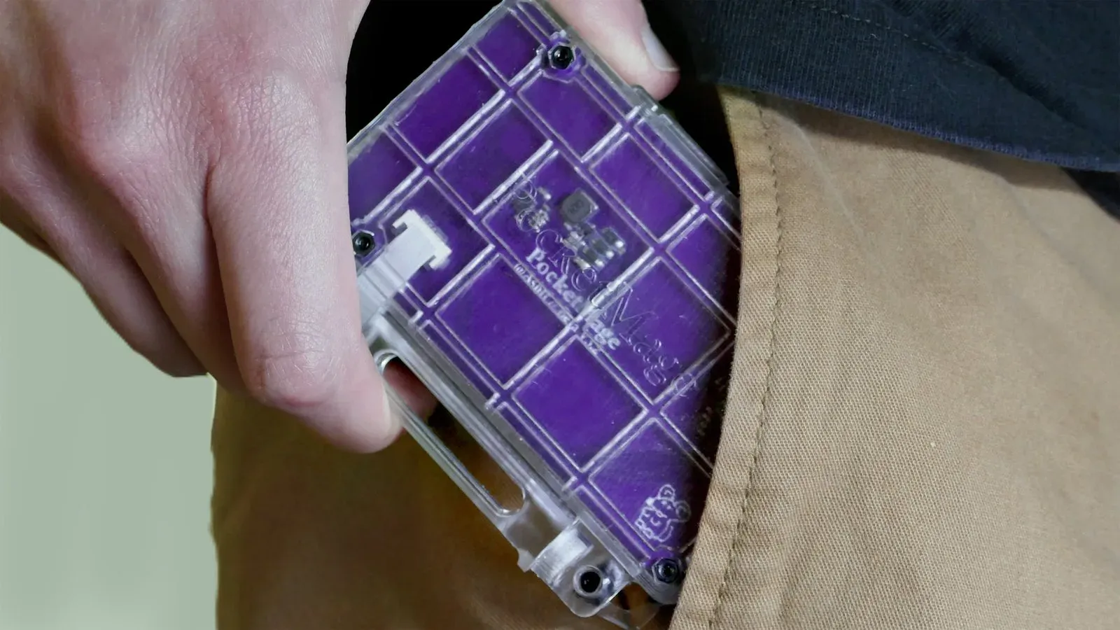 PocketMage in a pocket