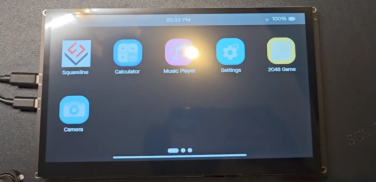 demo firmware on CrowPanel