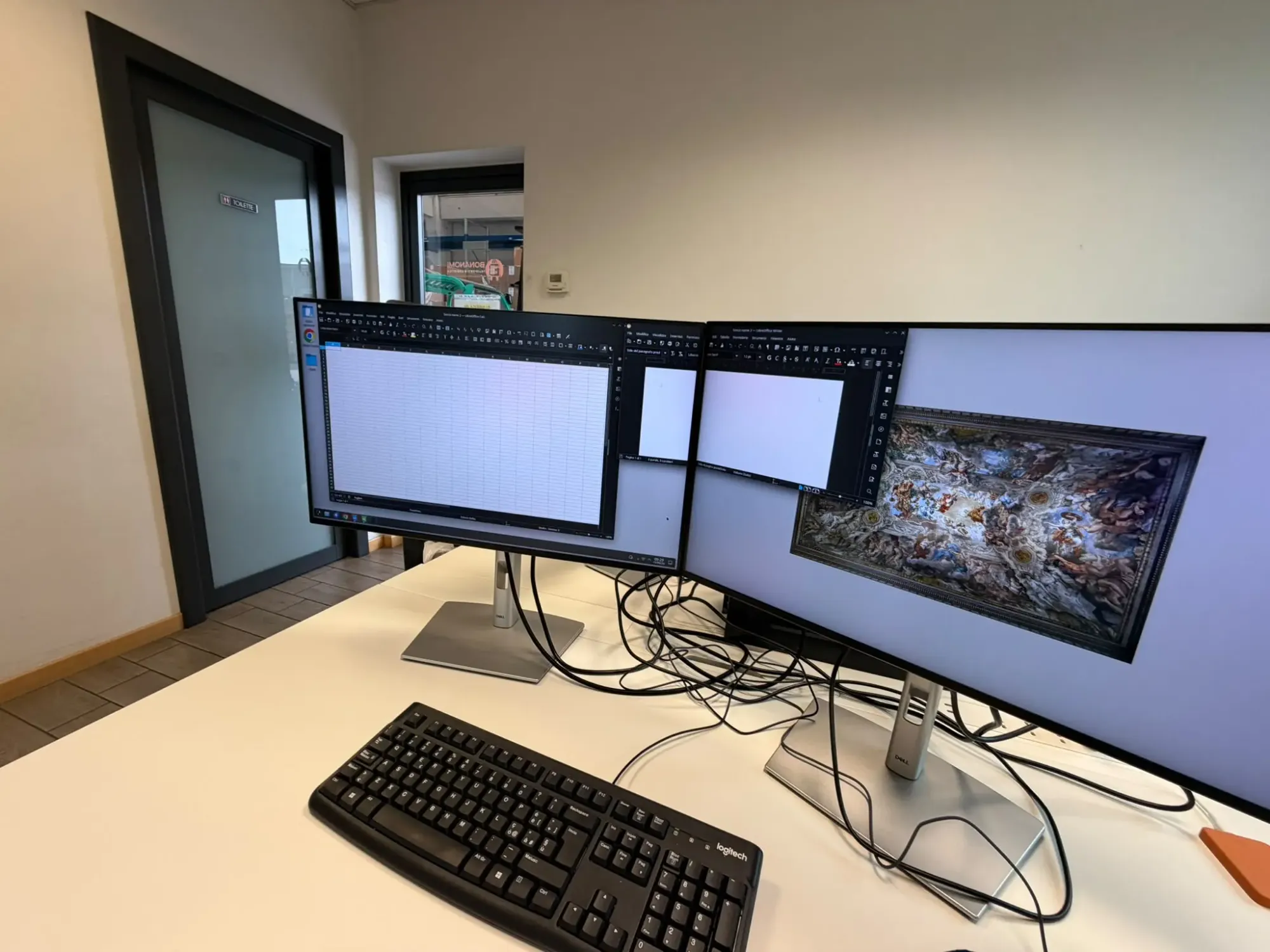 Kubuntu running on the computers