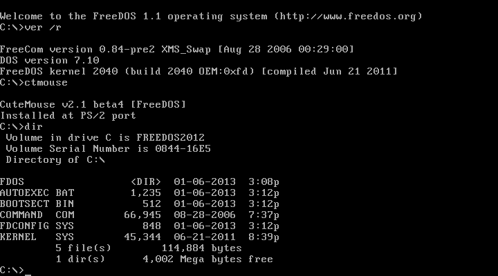 FreeDOS project