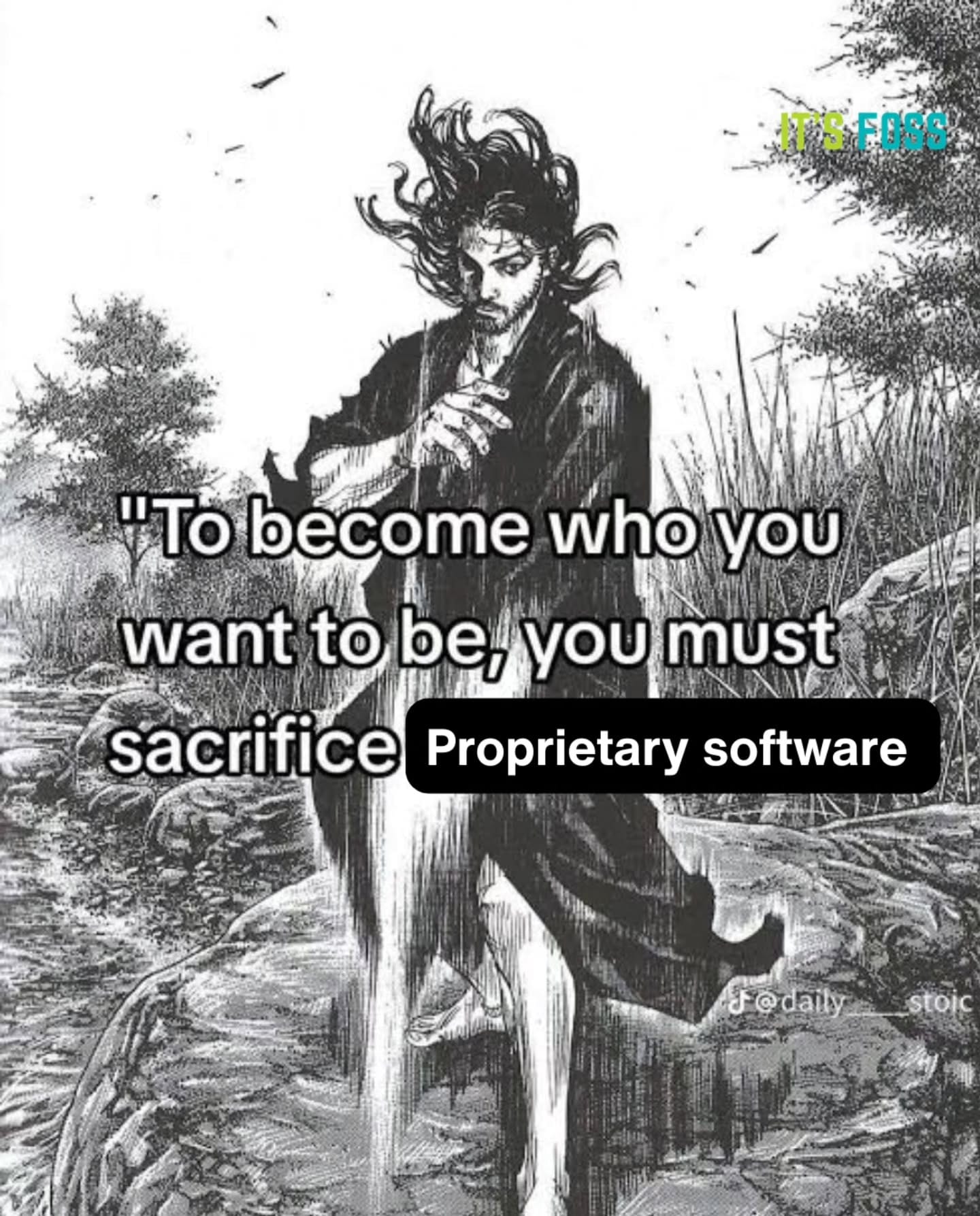 ditch proprietary software