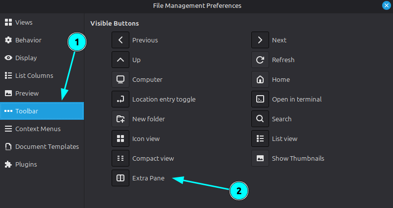 kde plasma nemo file manager tip