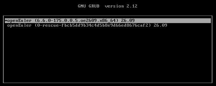 OpenEuler 26.09 server edition