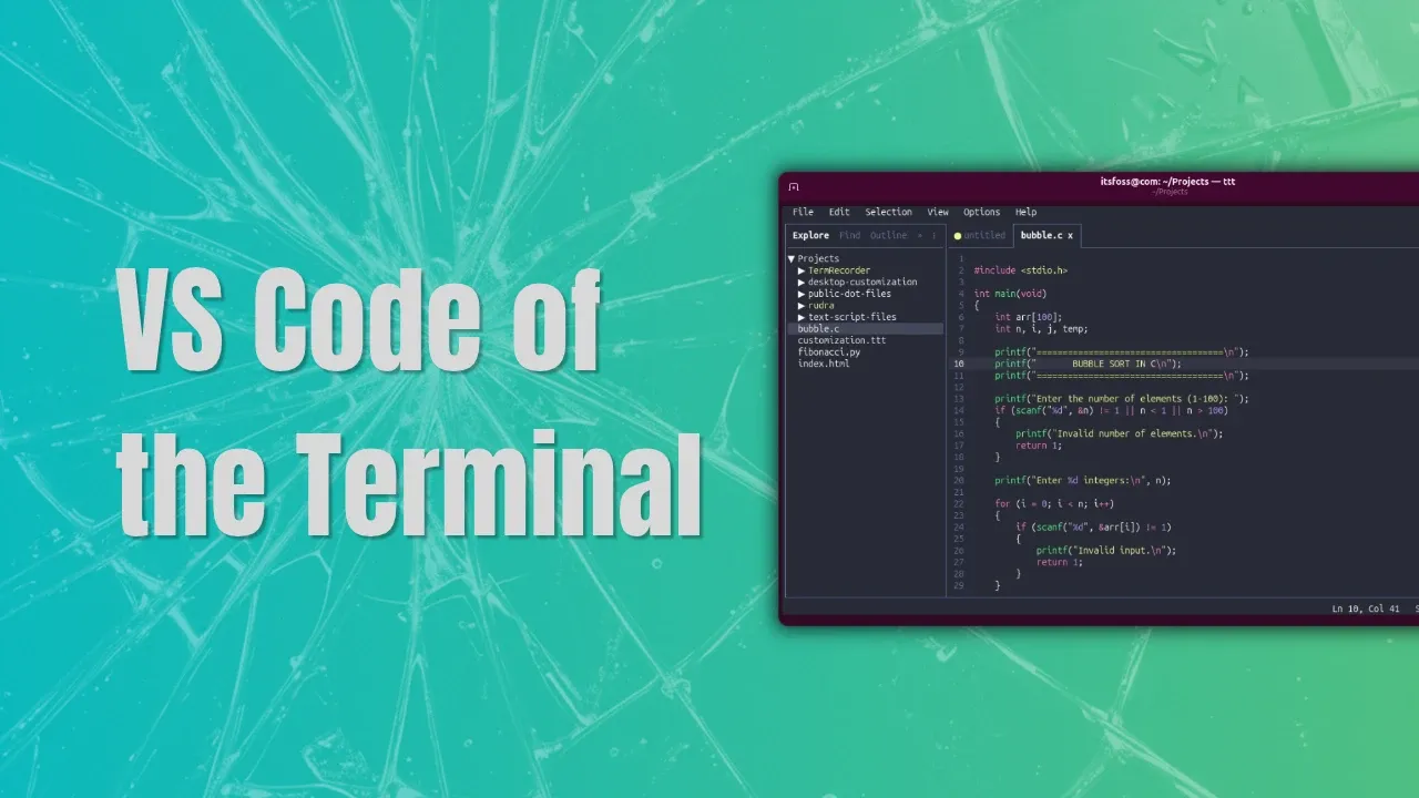 Terminal Text Editor