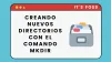 Creando nuevos directorios en Linux con el comando mkdir