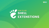 use gnome shell extensions