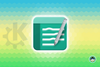 kde note-taking app