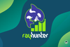 eff rayhunter logo is in the center against a mixed green backdrop