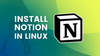 notion on Linux