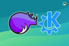 rhino linux, kde logos