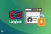 langfuse logo, an application window, an unlocked padlock