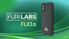 furi labs logo with "planned permanence" tagline on the left, with flx1s (the smartphone) written below it, and a picture of the same device on the right